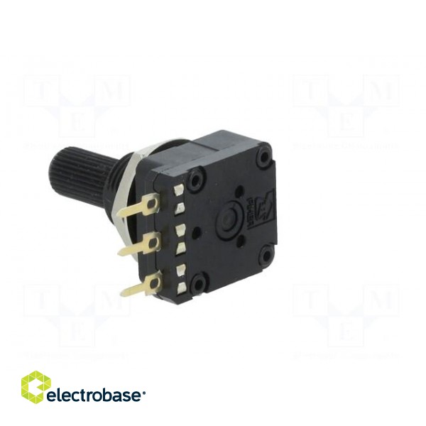 Potentiometer: shaft | 10kΩ | 200mW | THT | 6.25mm | plastic | mono paveikslėlis 4