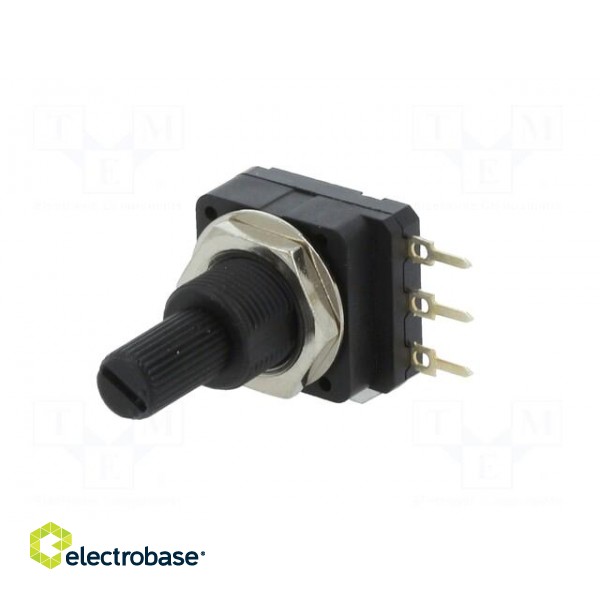 Potentiometer: shaft | 1kΩ | 200mW | THT | 6.25mm | plastic | mono | carbon image 2