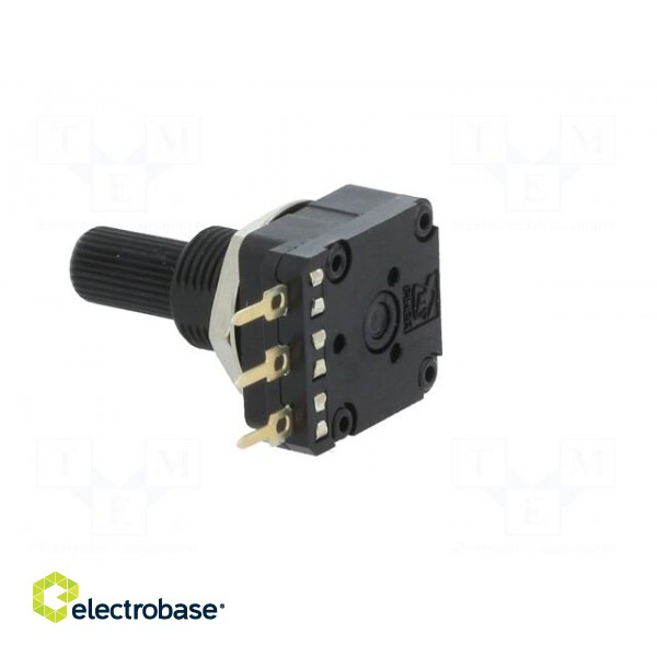 Potentiometer: shaft | 1kΩ | 200mW | THT | 6.25mm | plastic | mono | carbon image 4