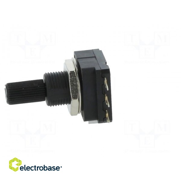 Potentiometer: shaft | 1kΩ | 200mW | THT | 6.25mm | plastic | mono | carbon paveikslėlis 3