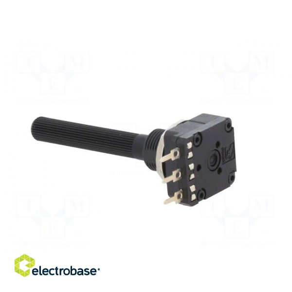 Potentiometer: shaft | 200kΩ | 200mW | THT | 6mm | plastic | mono | carbon image 4