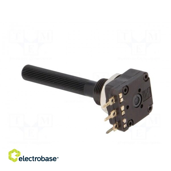 Potentiometer: shaft | single turn | 100kΩ | 100mW | THT | 6mm | plastic фото 4