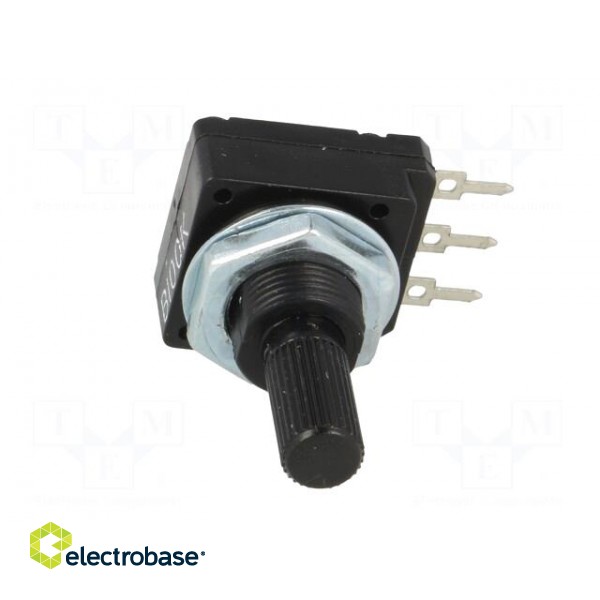 Potentiometer: shaft | single turn | 100kΩ | 60mW | PCB | 6mm | plastic фото 9