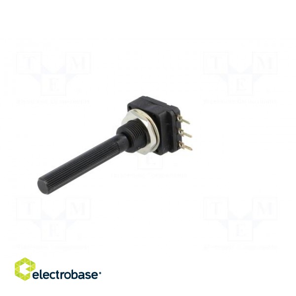 Potentiometer: shaft | single turn | 100Ω | 200mW | THT | 6mm | plastic image 2