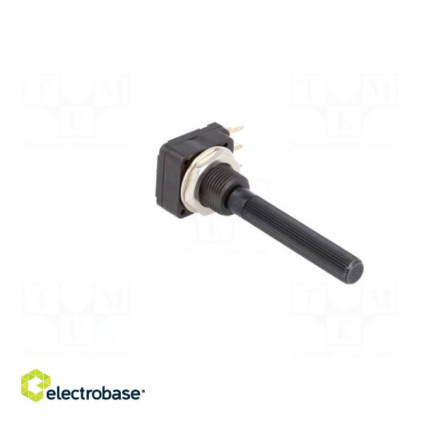 Potentiometer: shaft | single turn | 10kΩ | 100mW | THT | 6mm | plastic image 8