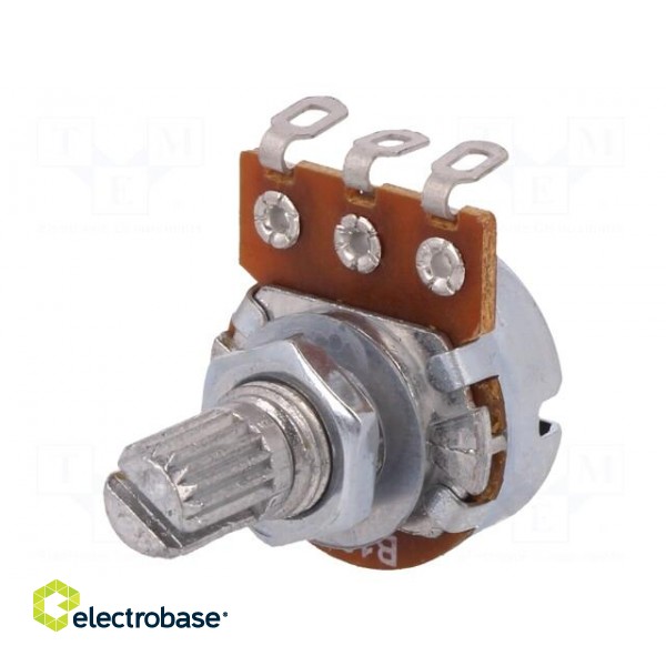 Potentiometer: shaft | single turn | 10kΩ | 125mW | ±20% | on cable | 6mm фото 1