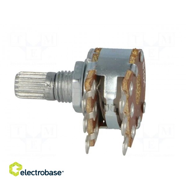 Potentiometer: shaft | single turn | 10kΩ | 125mW | ±20% | on cable | 6mm image 3