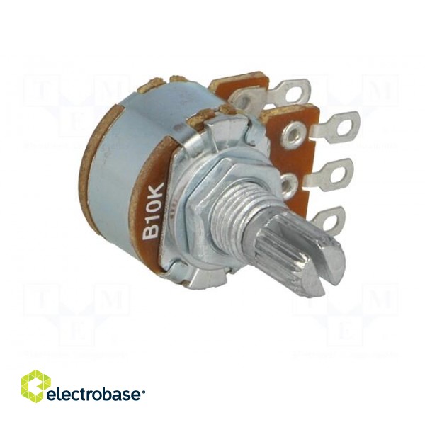 Potentiometer: shaft | single turn | 10kΩ | 125mW | ±20% | on cable | 6mm image 8