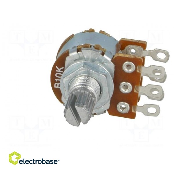 Potentiometer: shaft | single turn | 10kΩ | 125mW | ±20% | on cable | 6mm image 9