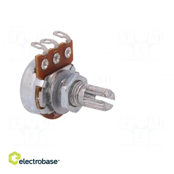 Potentiometer: shaft | single turn | 10kΩ | 125mW | ±20% | on cable | 6mm фото 8