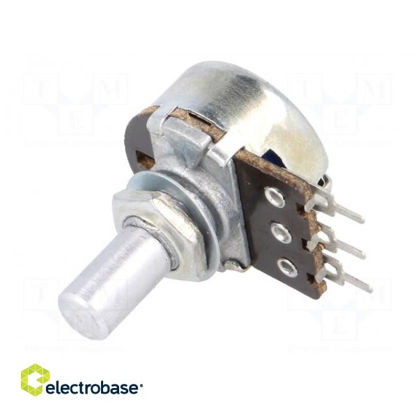 Potentiometer: shaft | single turn | 10kΩ | 200mW | ±20% | THT | 6mm | mono фото 2