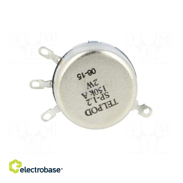 Potentiometer: shaft | single turn | 150kΩ | 2W | ±20% | soldered | 6mm image 5