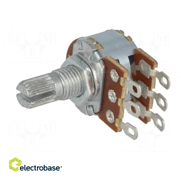 Potentiometer: shaft | single turn | 1kΩ | 63mW | ±20% | on cable | 6mm image 2