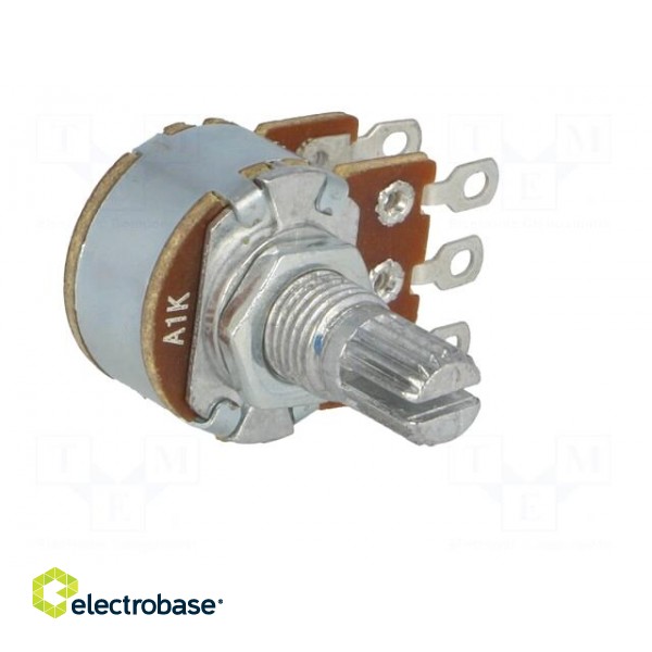 Potentiometer: shaft | single turn | 1kΩ | 63mW | ±20% | on cable | 6mm image 8