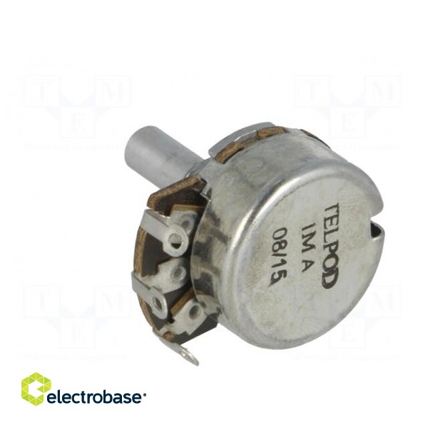 Potentiometer: shaft | single turn | 1MΩ | 500mW | ±20% | soldered | 6mm image 4