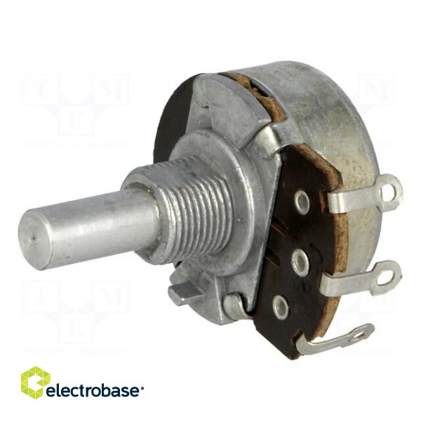 Potentiometer: shaft | single turn | 1MΩ | 500mW | ±20% | soldered | 6mm image 1