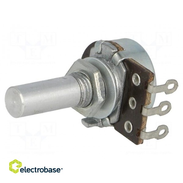 Potentiometer: shaft | single turn | 2.2kΩ | 100mW | ±20% | 6mm | mono image 1