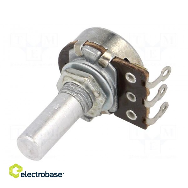 Potentiometer: shaft | single turn | 2.2MΩ | 100mW | ±30% | 6mm | mono фото 1