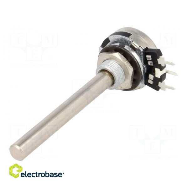 Potentiometer: shaft | single turn | 2.5kΩ | 200mW | THT | 6mm | metal image 1