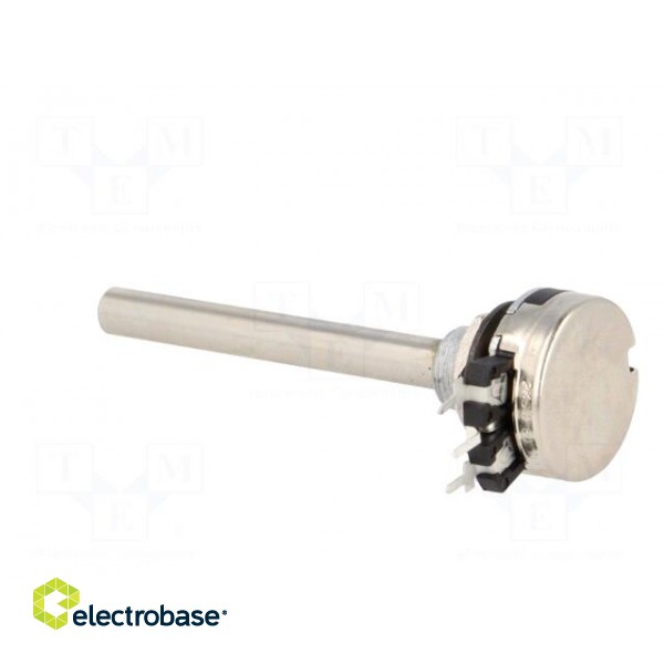 Potentiometer: shaft | single turn | 2.5kΩ | 200mW | THT | 6mm | metal image 4