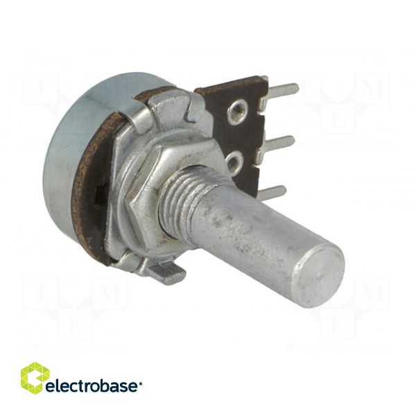 Potentiometer: shaft | single turn | 220kΩ | 100mW | ±20% | 6mm | mono фото 8