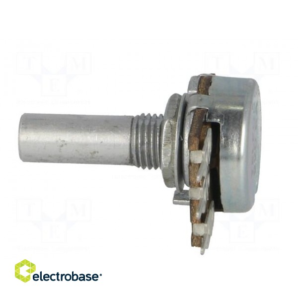 Potentiometer: shaft | single turn | 220kΩ | 100mW | ±20% | 6mm | mono фото 3