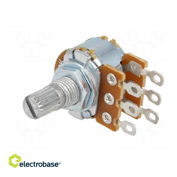 Potentiometer: shaft | single turn | 220kΩ | 125mW | ±20% | on cable image 2