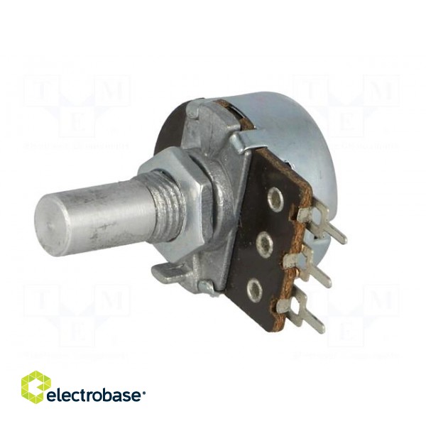 Potentiometer: shaft | single turn | 220Ω | 200mW | ±20% | THT | 6mm | mono фото 2