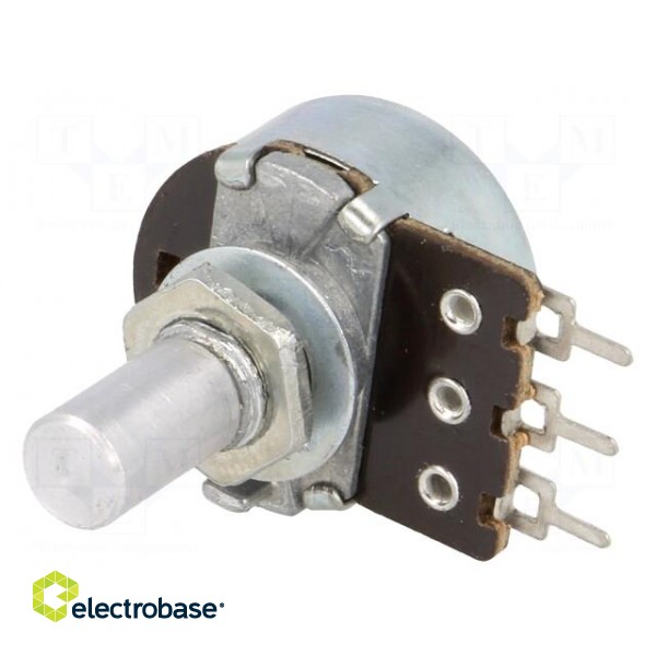 Potentiometer: shaft | single turn | 22kΩ | 200mW | ±20% | THT | 6mm | mono фото 1