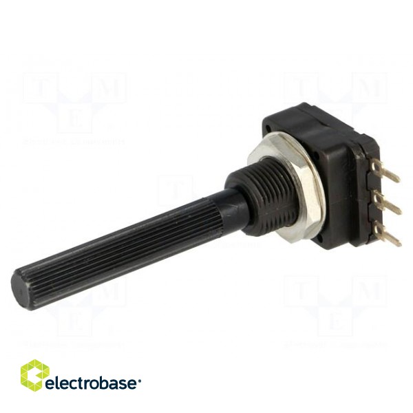 Potentiometer: shaft | single turn | 250kΩ | 200mW | THT | 6mm | plastic фото 1