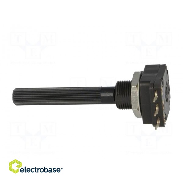 Potentiometer: shaft | single turn | 250kΩ | 200mW | THT | 6mm | plastic фото 3