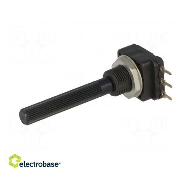 Potentiometer: shaft | single turn | 250kΩ | 200mW | THT | 6mm | plastic фото 2