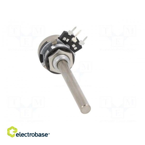 Potentiometer: shaft | single turn | 4.7kΩ | 200mW | THT | 6mm | metal фото 9