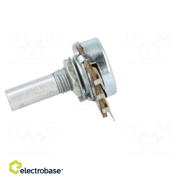 Potentiometer: shaft | single turn | 470kΩ | 100mW | ±30% | 6mm | mono фото 3