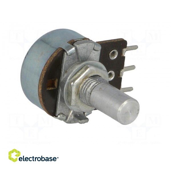 Potentiometer: shaft | single turn | 470kΩ | 200mW | ±30% | THT | 6mm фото 8