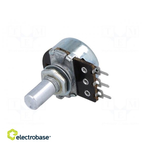 Potentiometer: shaft | single turn | 470Ω | 200mW | ±20% | THT | 6mm | mono image 2