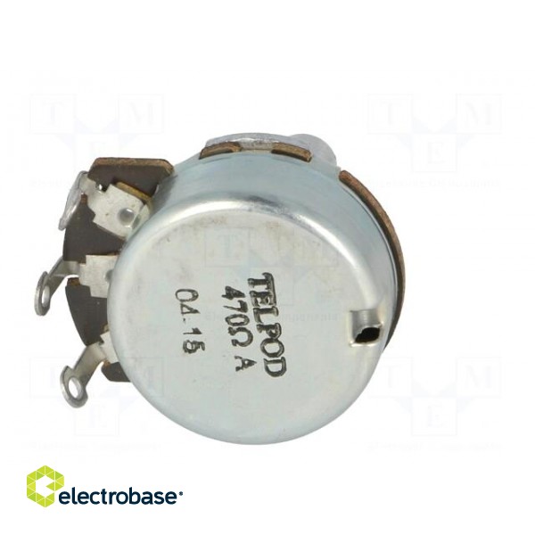 Potentiometer: shaft | single turn | 470Ω | 500mW | ±20% | soldered | 6mm image 5