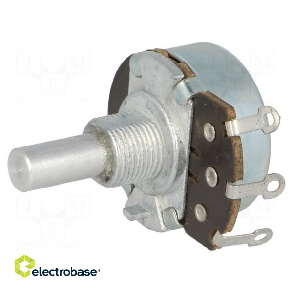 Potentiometer: shaft | single turn | 470Ω | 500mW | ±20% | soldered | 6mm image 1