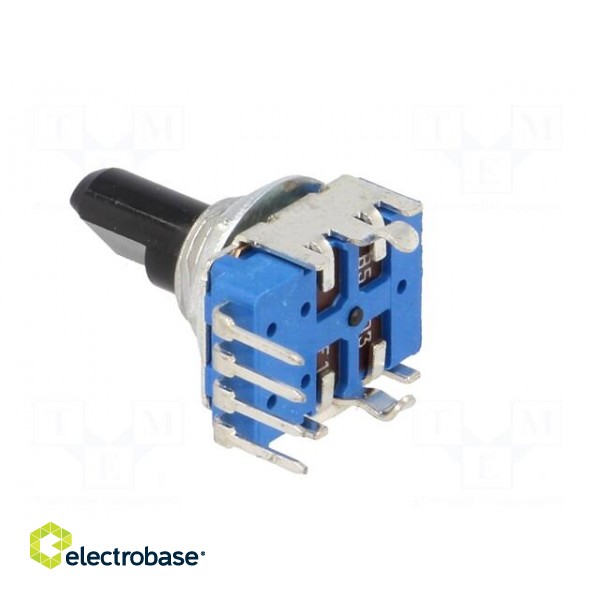 Potentiometer: shaft | single turn | 50kΩ | 50mW | ±20% | THT | 6mm фото 4