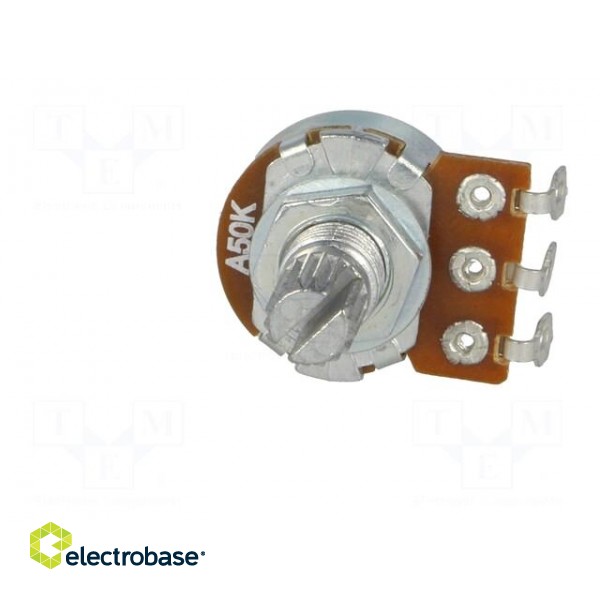 Potentiometer: shaft | single turn | 50kΩ | 63mW | ±20% | on cable | 6mm image 9