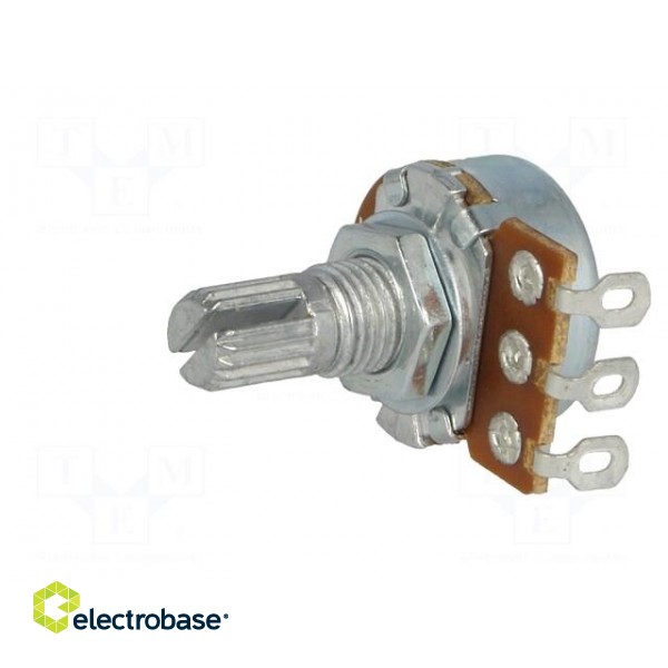 Potentiometer: shaft | single turn | 50kΩ | 63mW | ±20% | on cable | 6mm фото 2