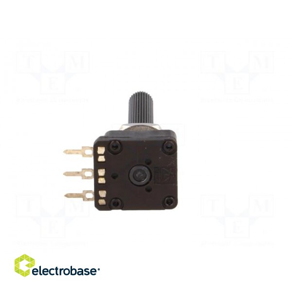 Potentiometer: shaft | single turn | 5kΩ | 100mW | THT | 6mm | plastic image 5