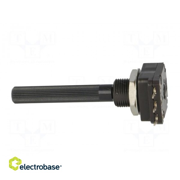 Potentiometer: shaft | single turn | 5kΩ | 200mW | THT | 6mm | plastic image 3