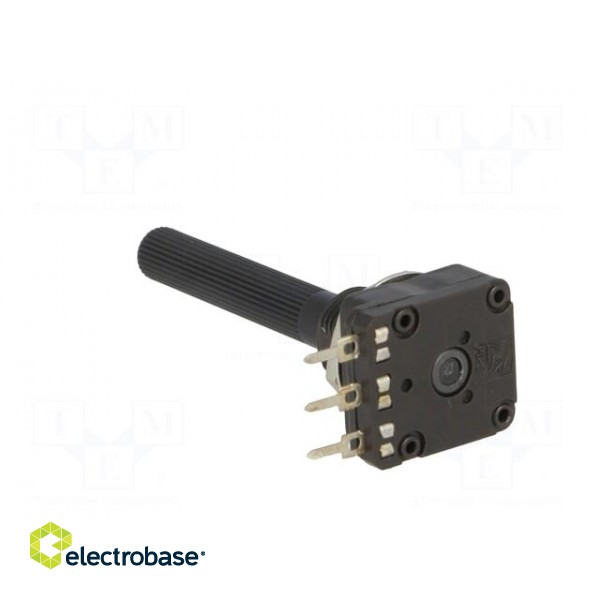 Potentiometer: shaft | single turn | 5kΩ | 200mW | THT | 6mm | plastic image 4