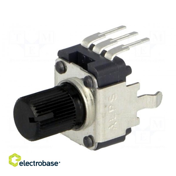 Potentiometer: shaft | single turn,vertical | 10kΩ | ±20% | 6mm | mono фото 1