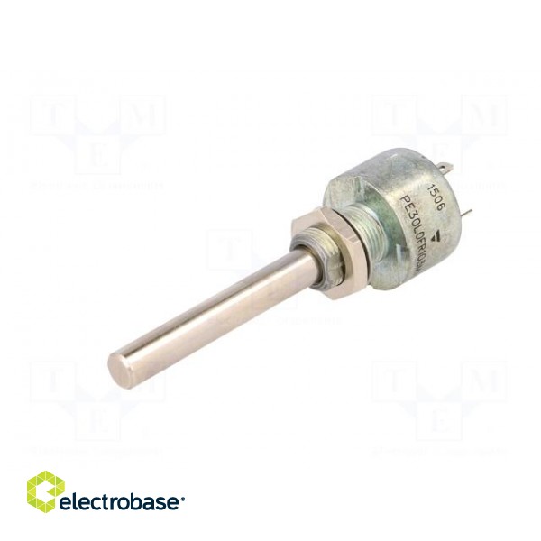 Potentiometer: shaft | single turn | 10kΩ | 3W | ±20% | 6mm | linear | 38mm фото 2