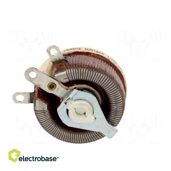 Potentiometer: shaft | 16Ω | 50W | 6.35mm | Shaft: D spring | wirewound фото 5