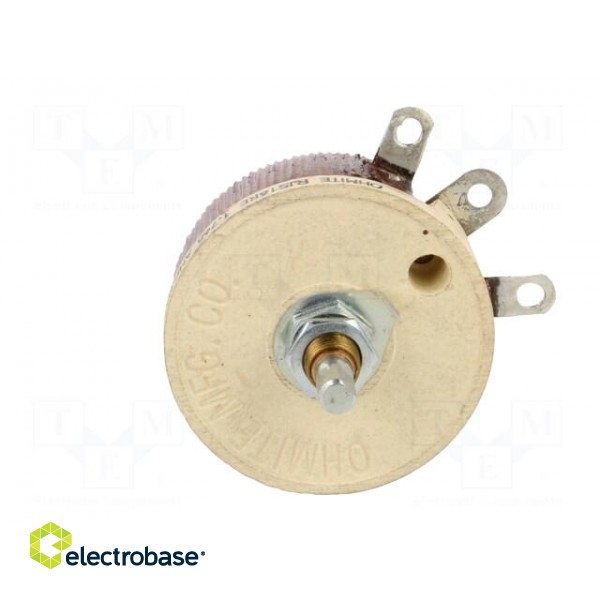 Potentiometer: shaft | 16Ω | 50W | 6.35mm | Shaft: D spring | wirewound image 9