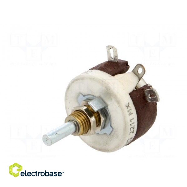 Potentiometer: shaft | 2.5kΩ | 12.5W | 3.18mm | Shaft: smooth image 2