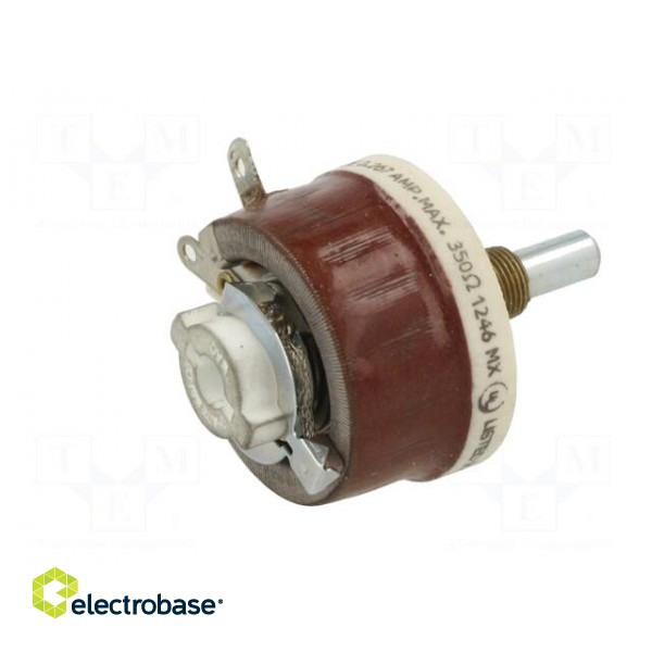 Potentiometer: shaft | 350Ω | 25W | 6.35mm | Shaft: smooth | wirewound фото 6